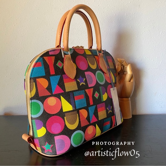 NEW! Dooney & Bourke
Art Deco Zip Satchel Bag - Picture 5 of 14